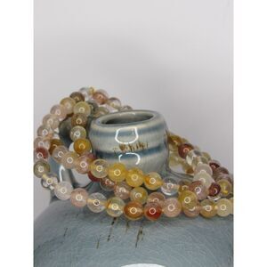 Hematite Quartz Crystal Beads 4mm